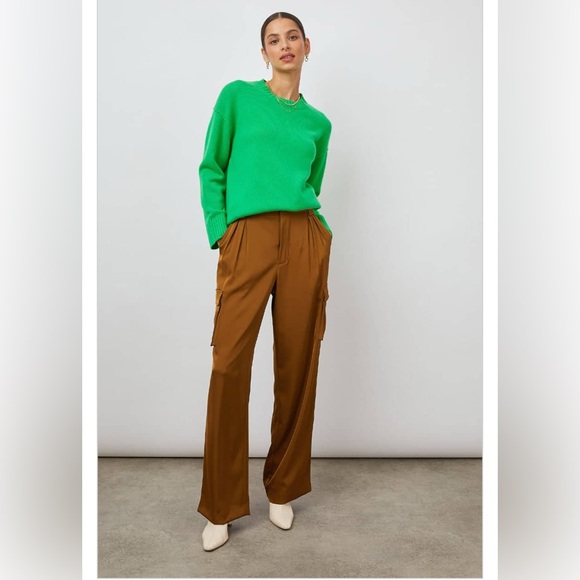 Rails Brown Wide Leg Cargo Pants Size 2 - Picture 1 of 7